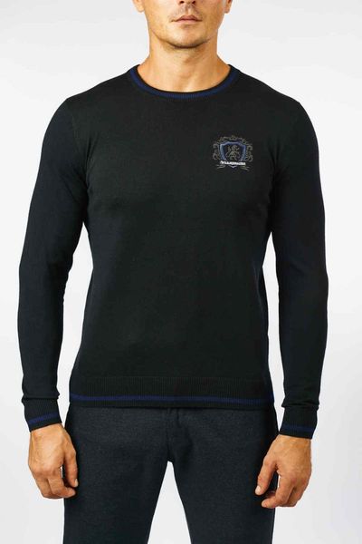men's sweaters sweater cashmere 2022 autumn winter warm embroidery round neck casual big size -4xl, White;black